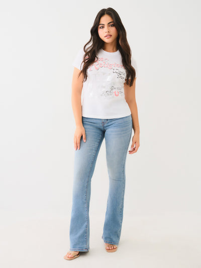 True Religion Becca Sn Mr Bootcut Light Sleet Wash