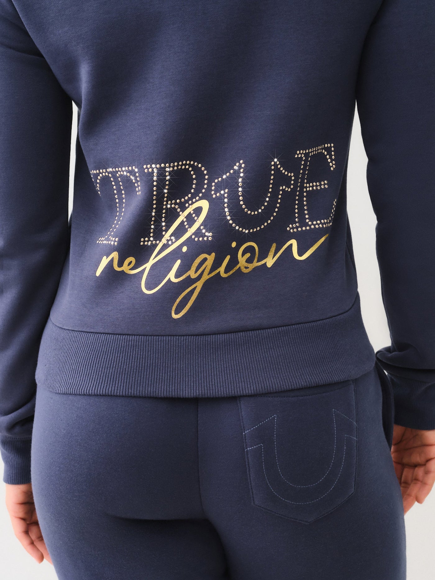 True Religion True Zip Hoodie Dress Blue