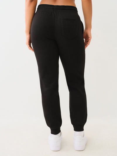 True Religion True Mid Rise Jogger Jet Black
