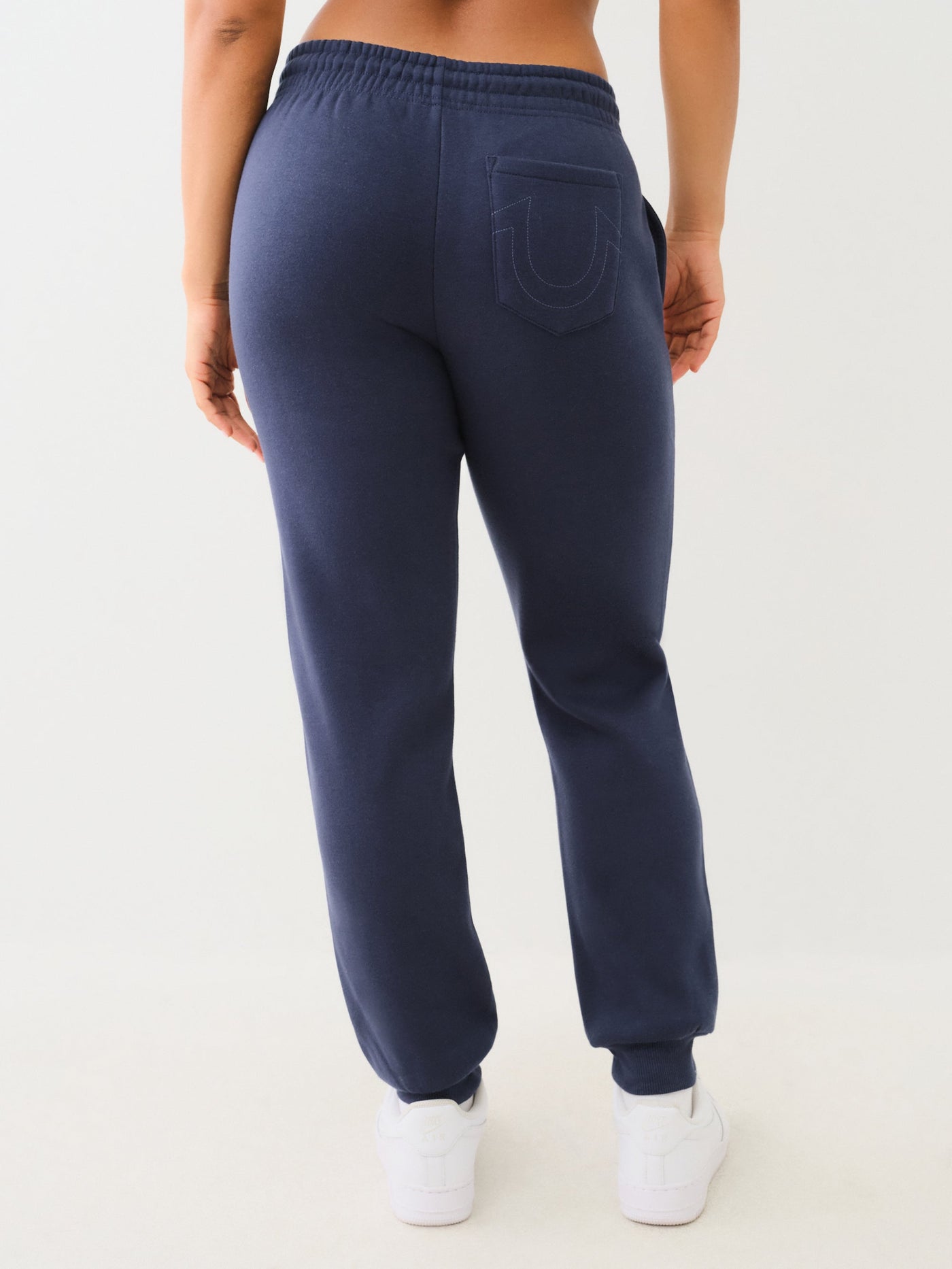 True Religion True Mid Rise Jogger Dress Blue