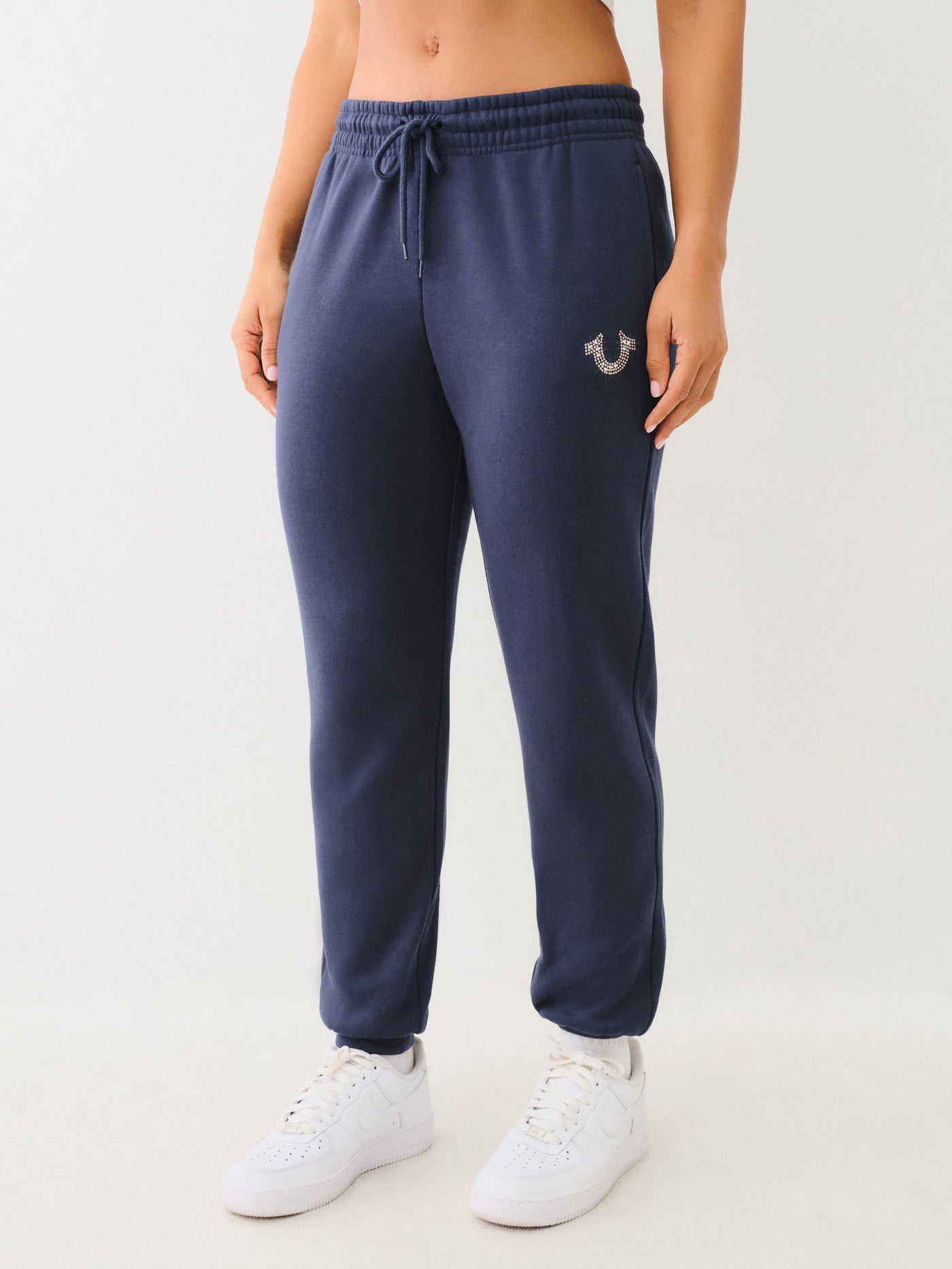 True Religion True Mid Rise Jogger Dress Blue