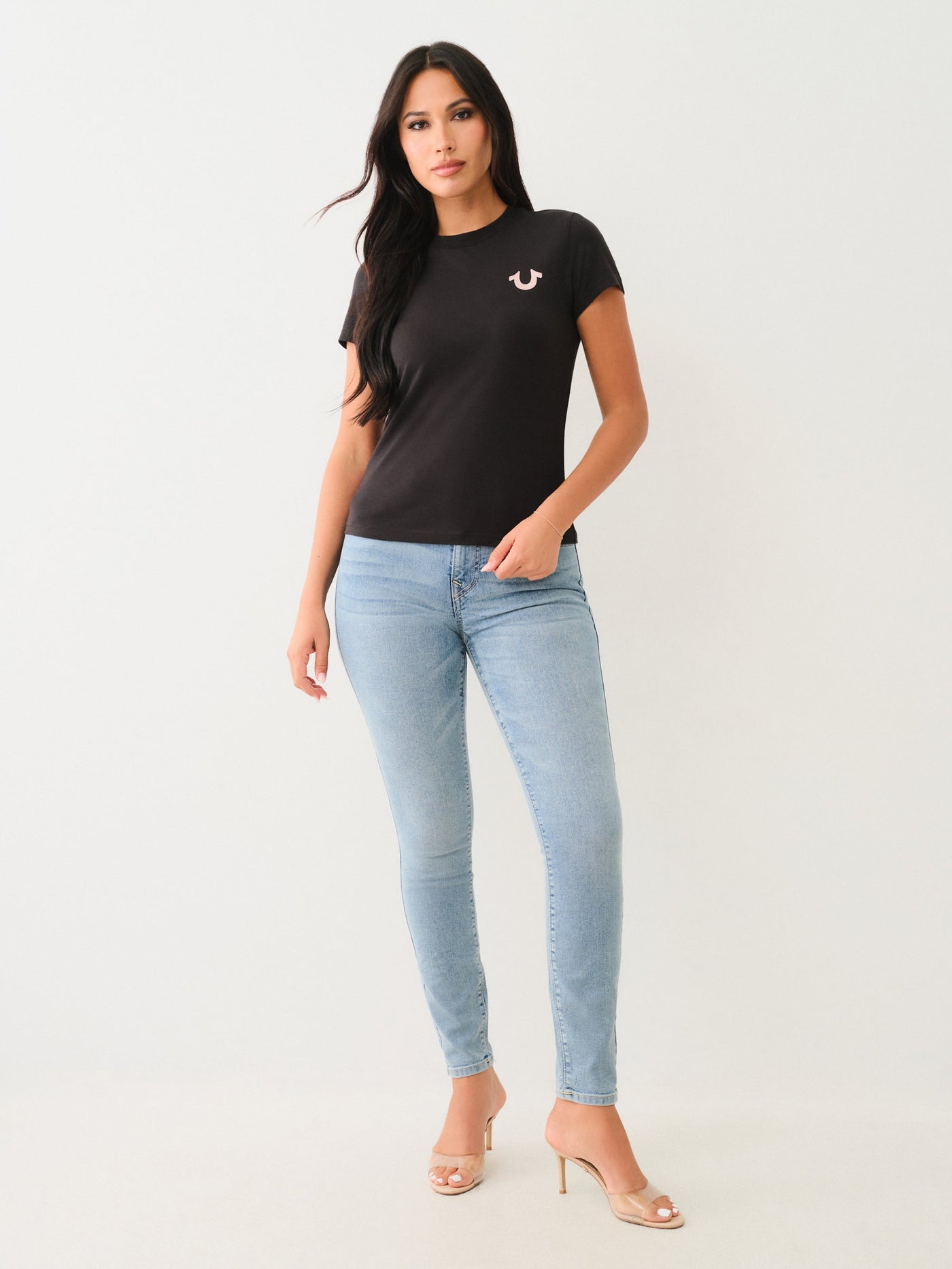 True Religion Money Buddha Ss Tee Jet Black