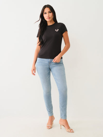 True Religion Money Buddha Ss Tee Jet Black