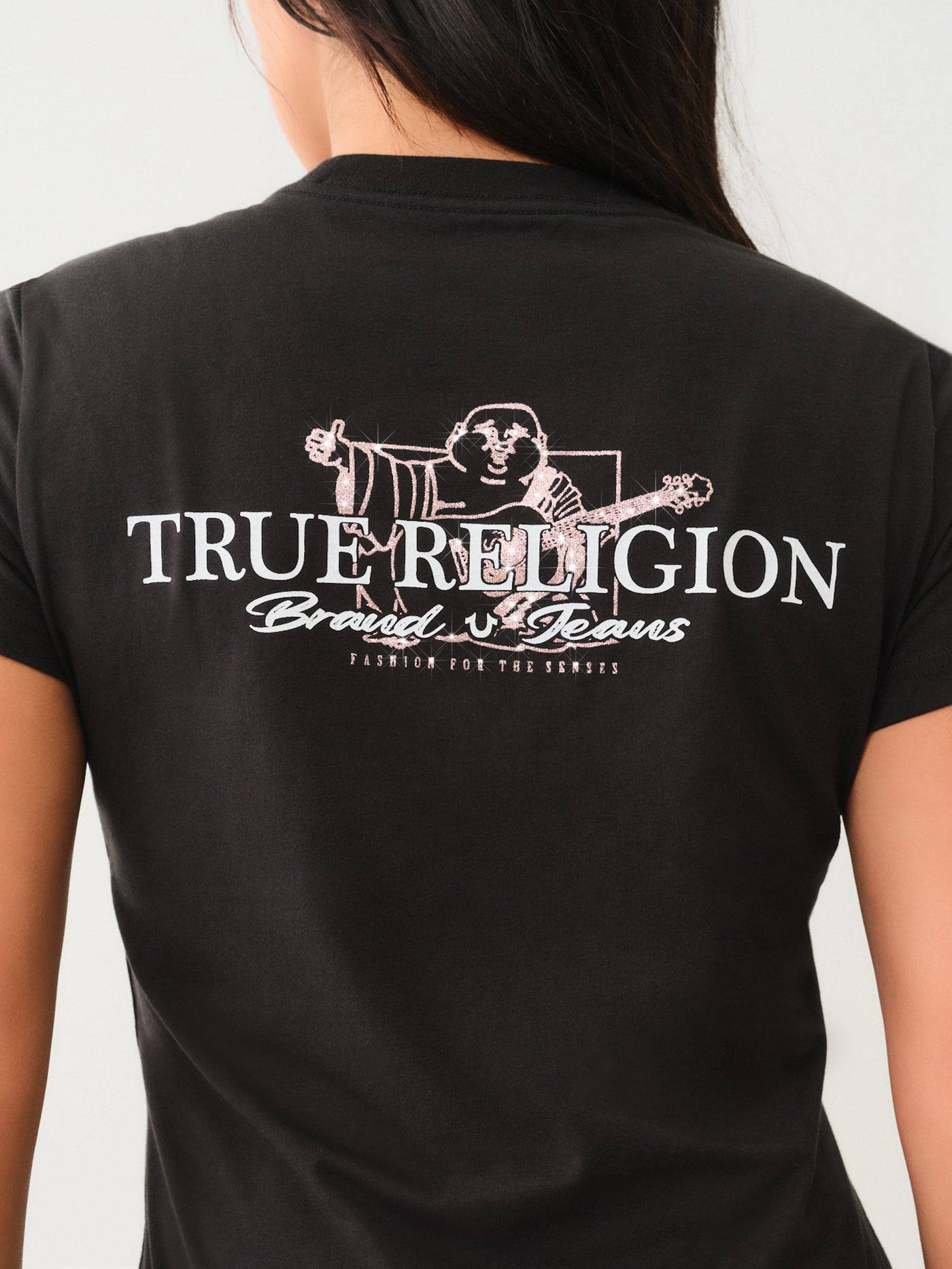 True Religion Money Buddha Ss Tee Jet Black