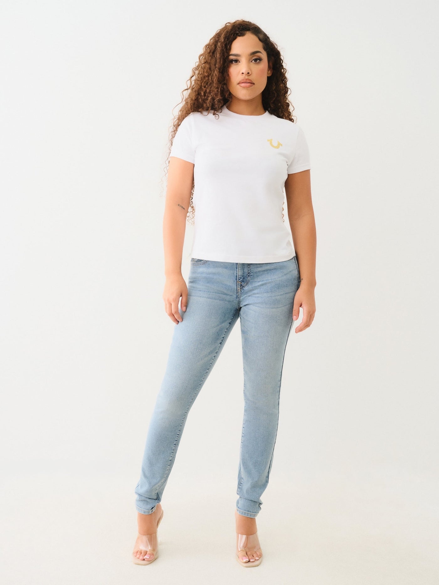 True Religion Money Buddha Ss Tee Optic White