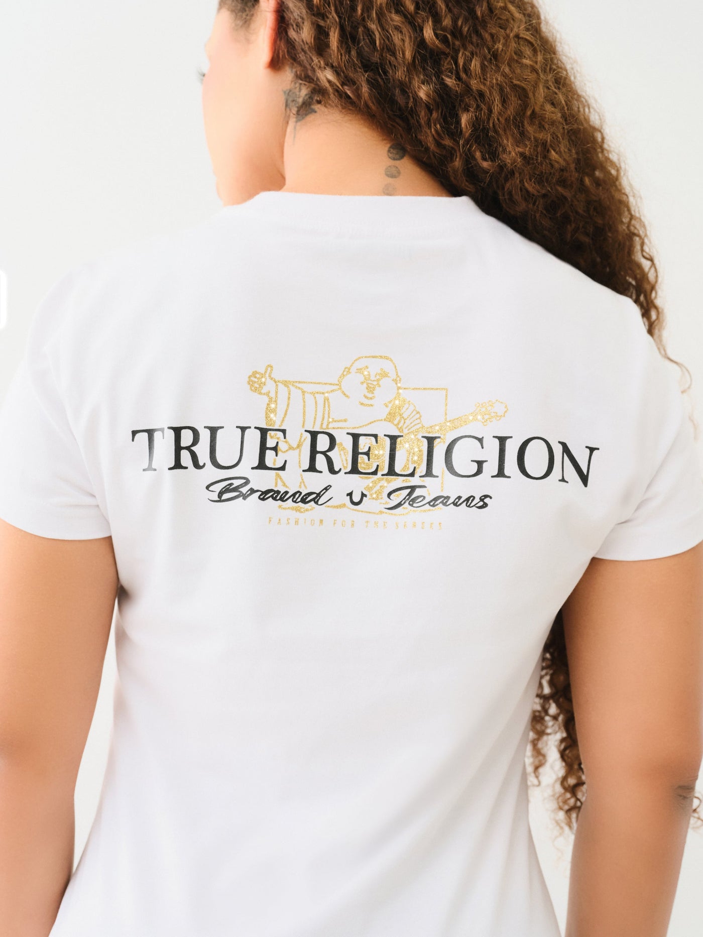 True Religion Money Buddha Ss Tee Optic White