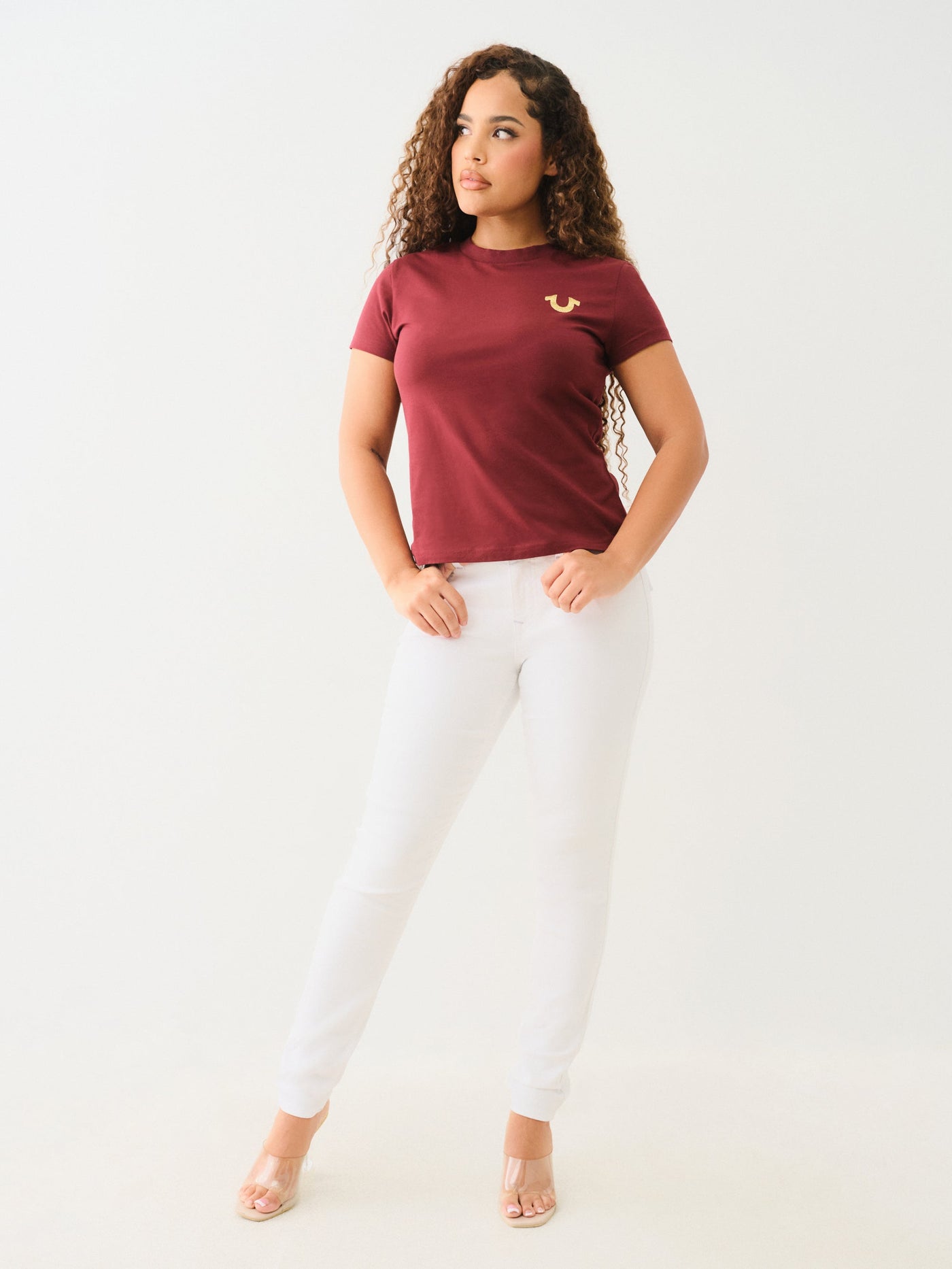 True Religion Money Buddha Ss Tee Chocolate Truffle