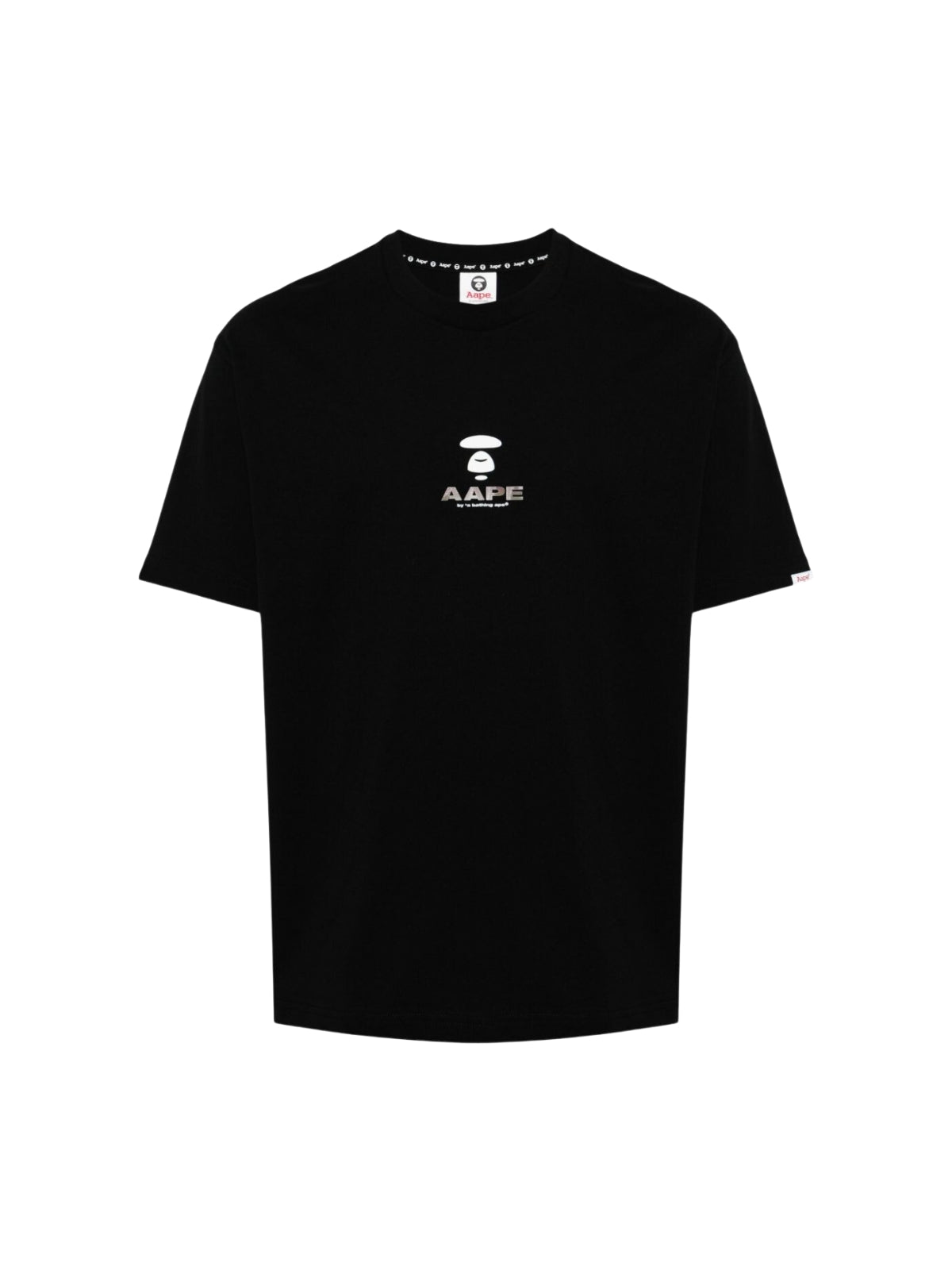 Aape T-Shirt Moonface Logo Black