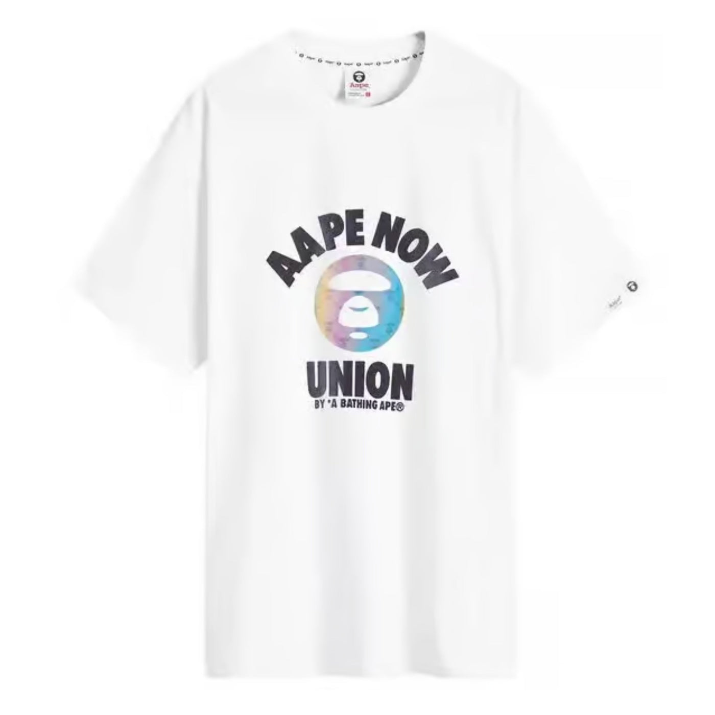 Aape T-Shirt Now Union Logo White