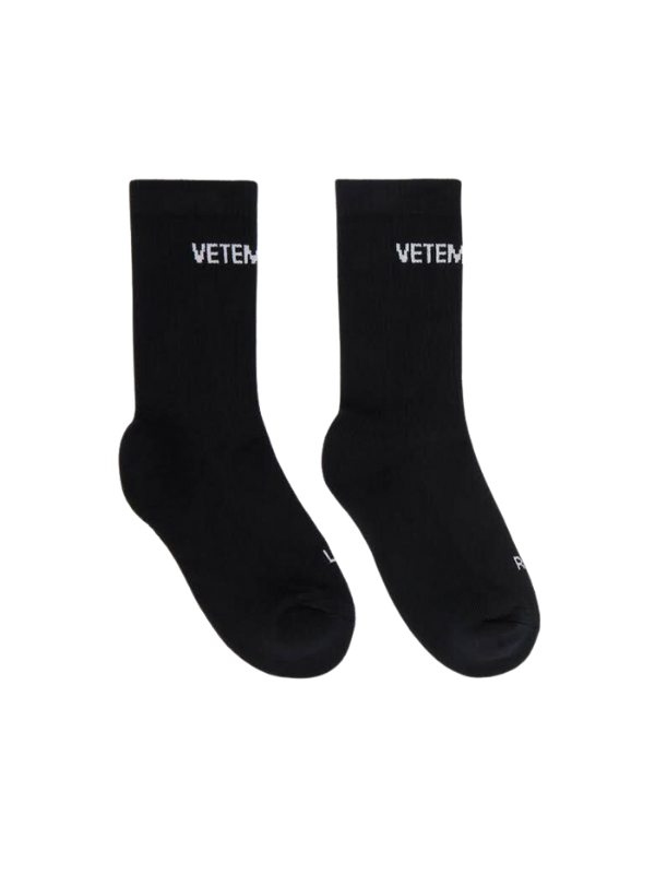 Vetements Sock Logo Black