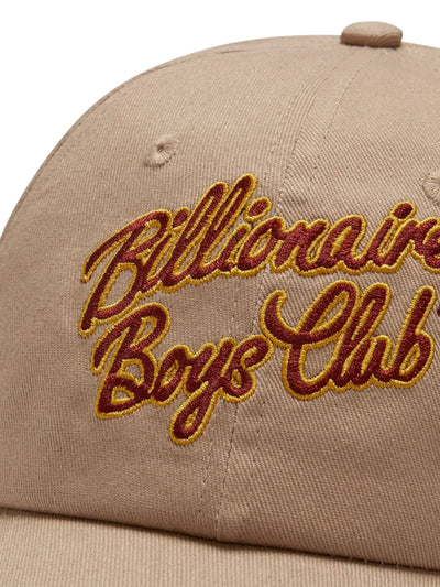 Billionaire Boys Club Cap Script Embroidered Logo Beige
