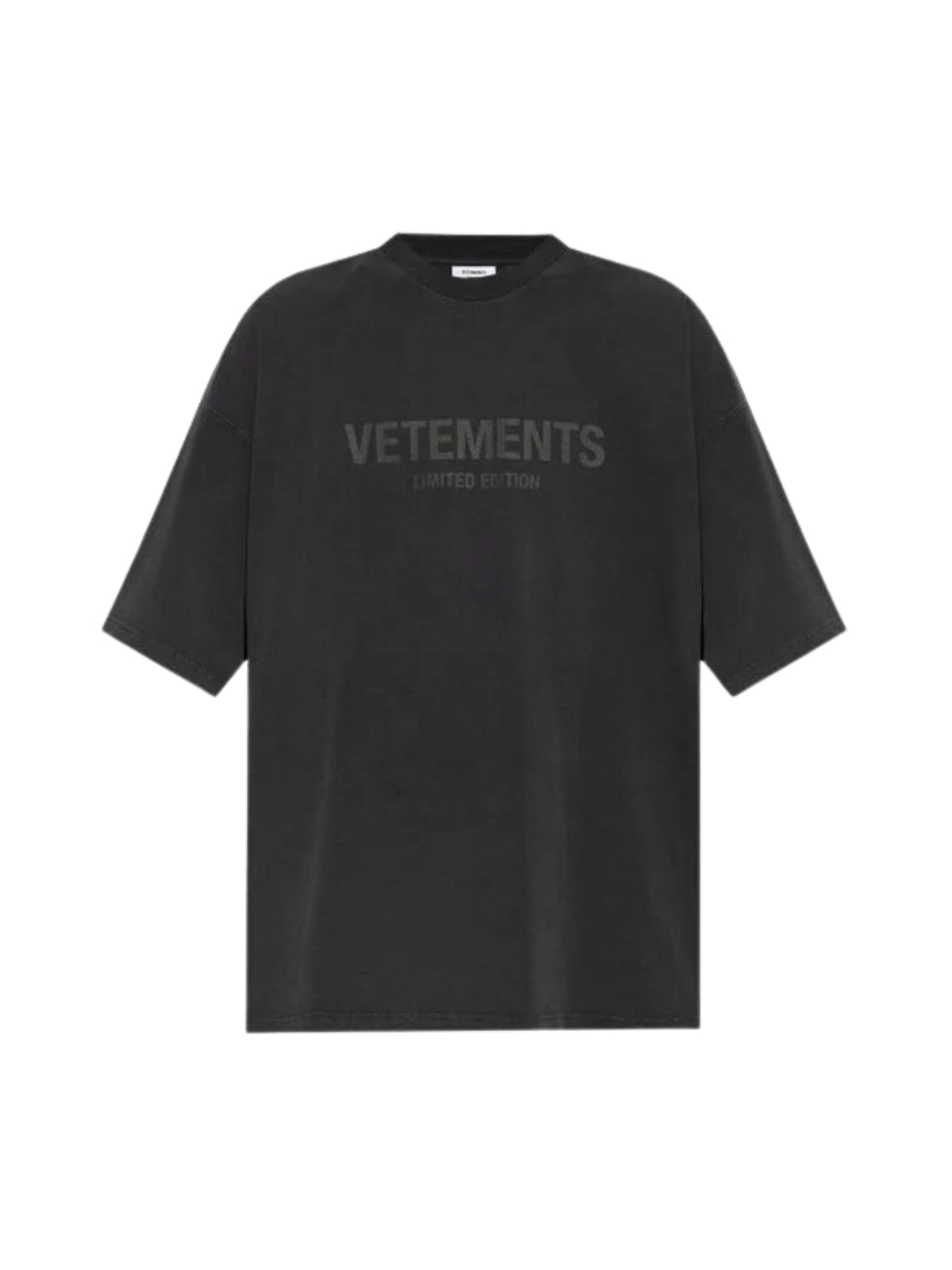 Vetements T-Shirt Limited Edition Logo Black