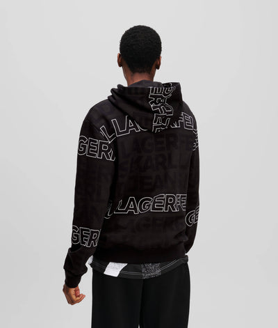 ALL-OVER LOGO HOODIE