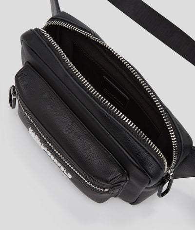 FAUX-LEATHER BELT BAG