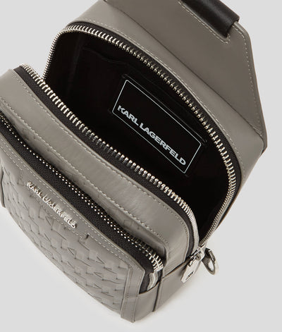 K/LOOM LEATHER SLING BAG