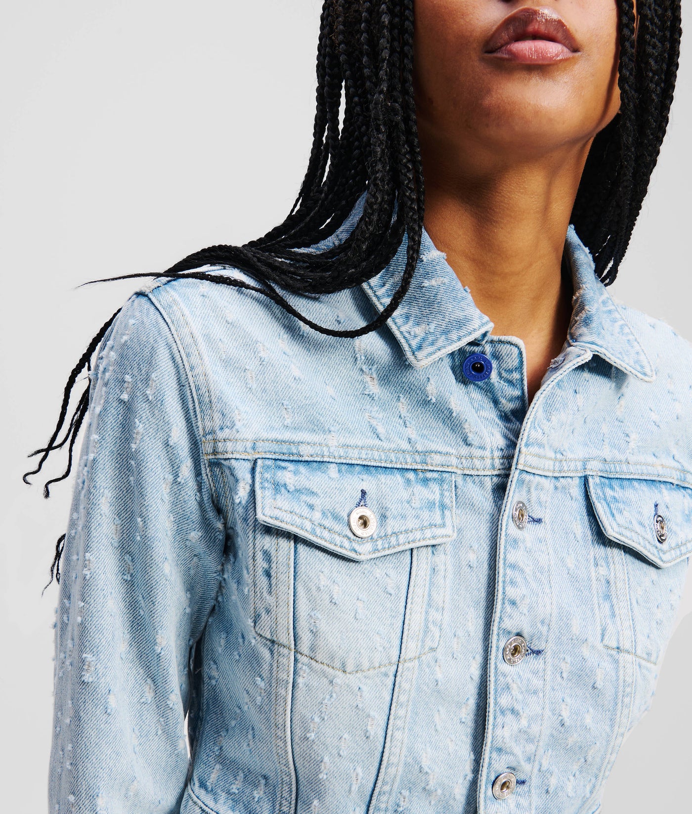 BOUCLÉ DENIM JACKET