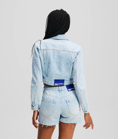 BOUCLÉ DENIM JACKET