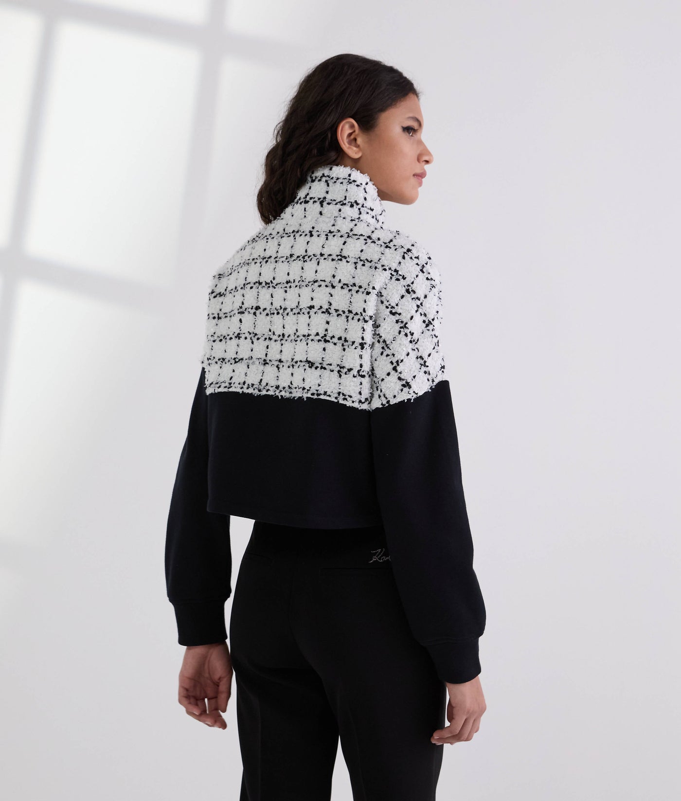 BOUCLÉ SWEAT JACKET