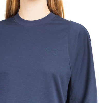 Y-3 T-Shirt Ladies Logo Navy