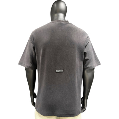 Acupuncture T-Shirt Label Charcoal Grey