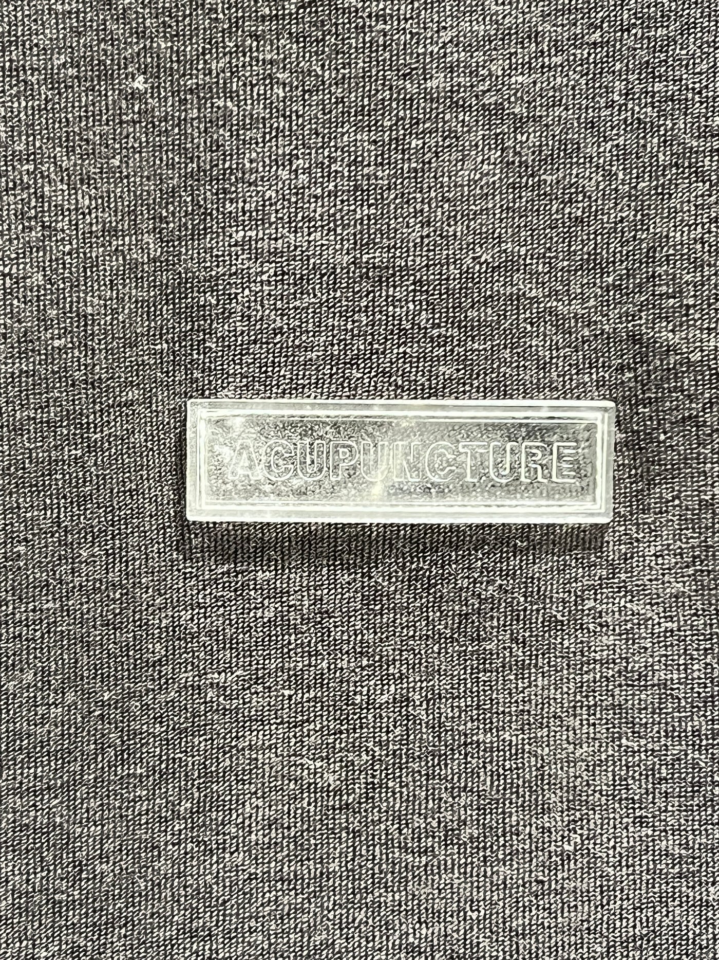 Acupuncture T-Shirt Label Charcoal Grey