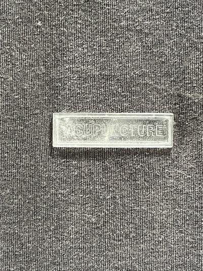 Acupuncture T-Shirt Label Charcoal Grey