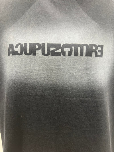 Acupuncture T-Shirt Reverse Logo Black