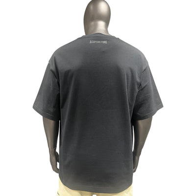 Acupuncture T-Shirt Reverse Logo Black