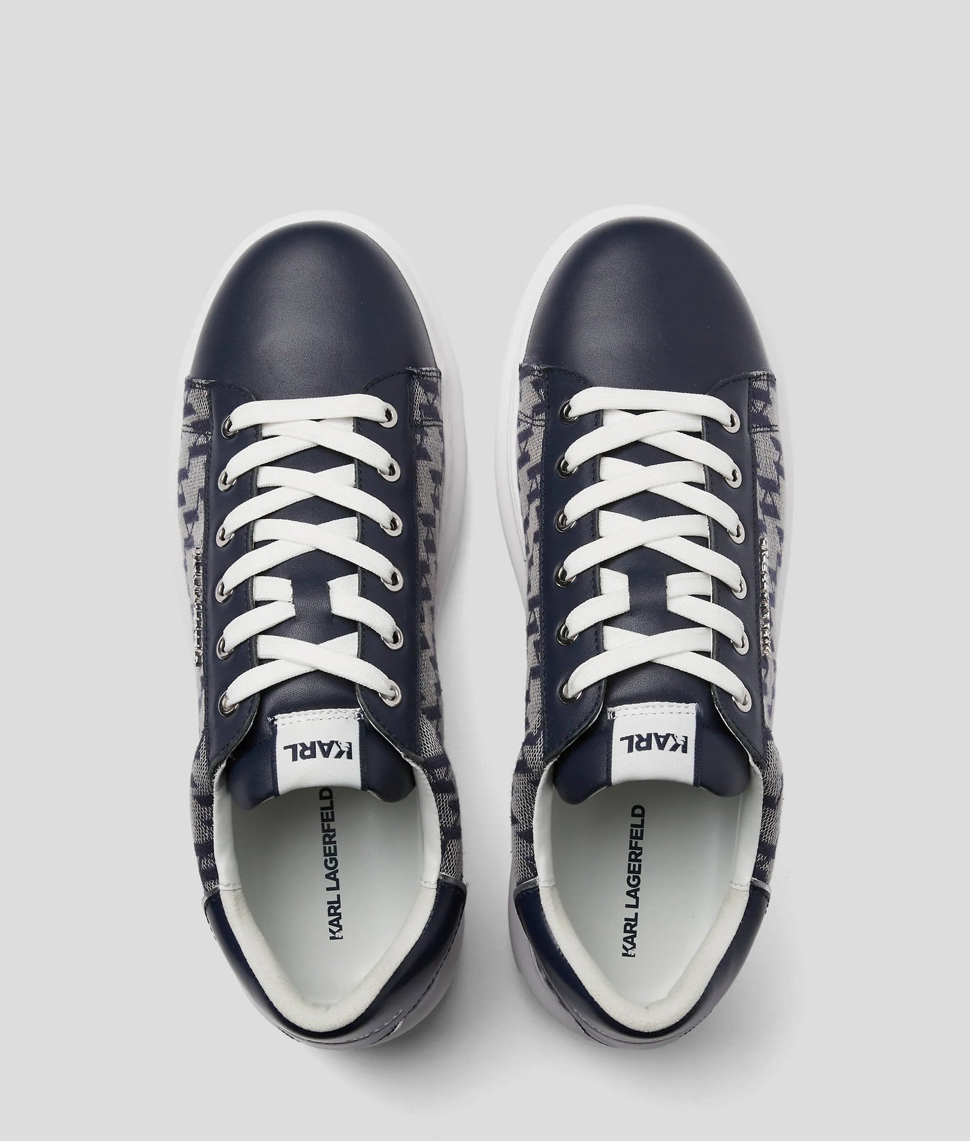 KL MONOGRAM KAPRI JACQUARD SNEAKERS