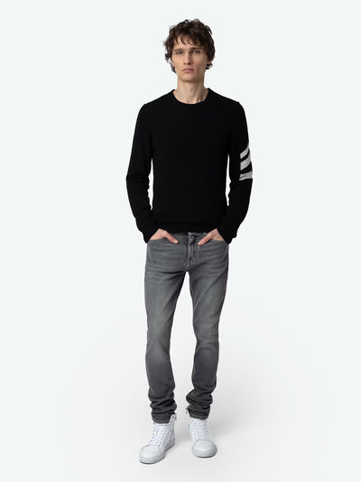 Zadig & Voltaire Jeans Mick Gris Fade Black