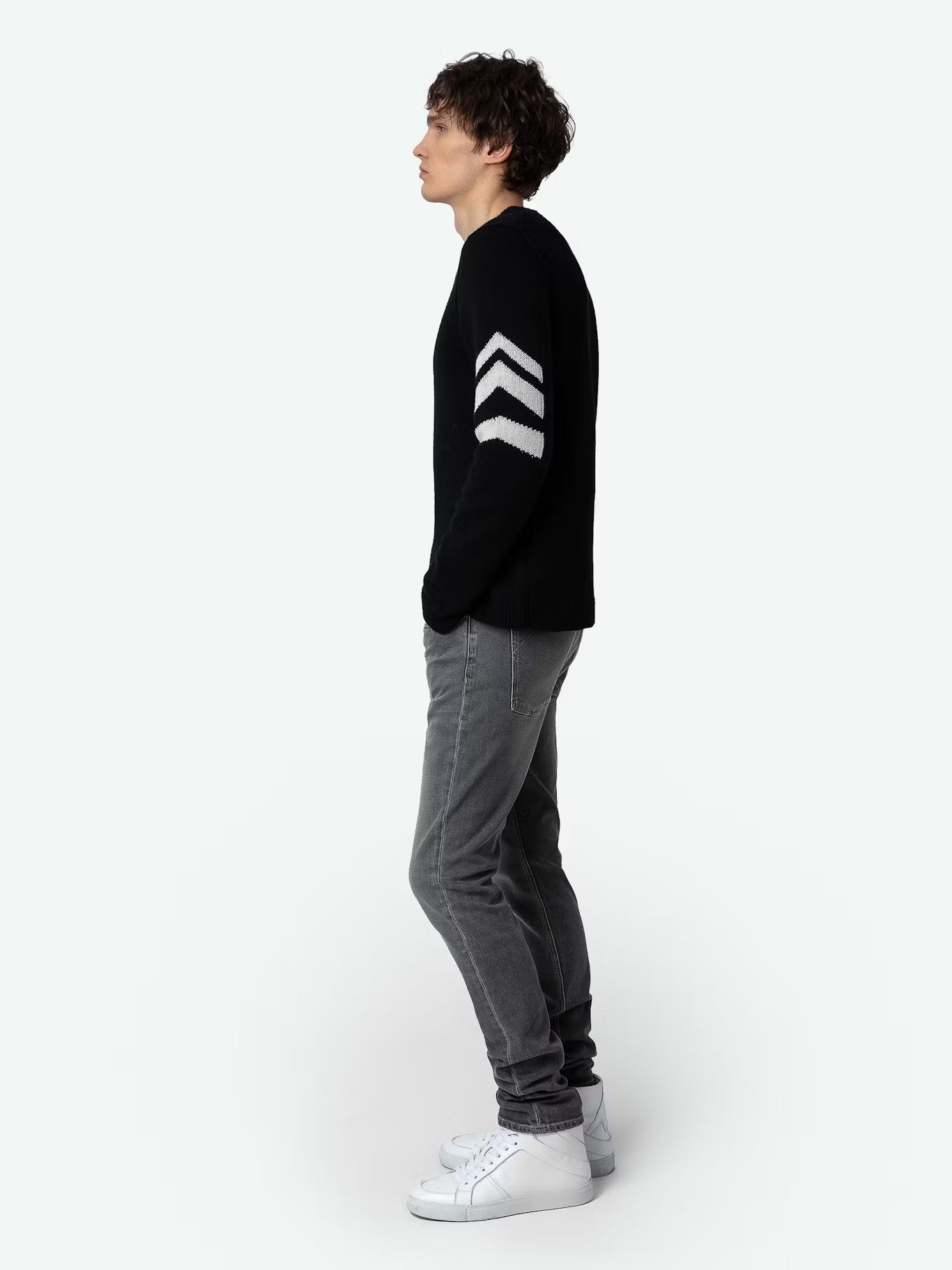 Zadig & Voltaire Jeans Mick Gris Fade Black