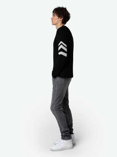 Zadig & Voltaire Jeans Mick Gris Fade Black