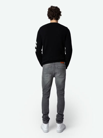 Zadig & Voltaire Jeans Mick Gris Fade Black