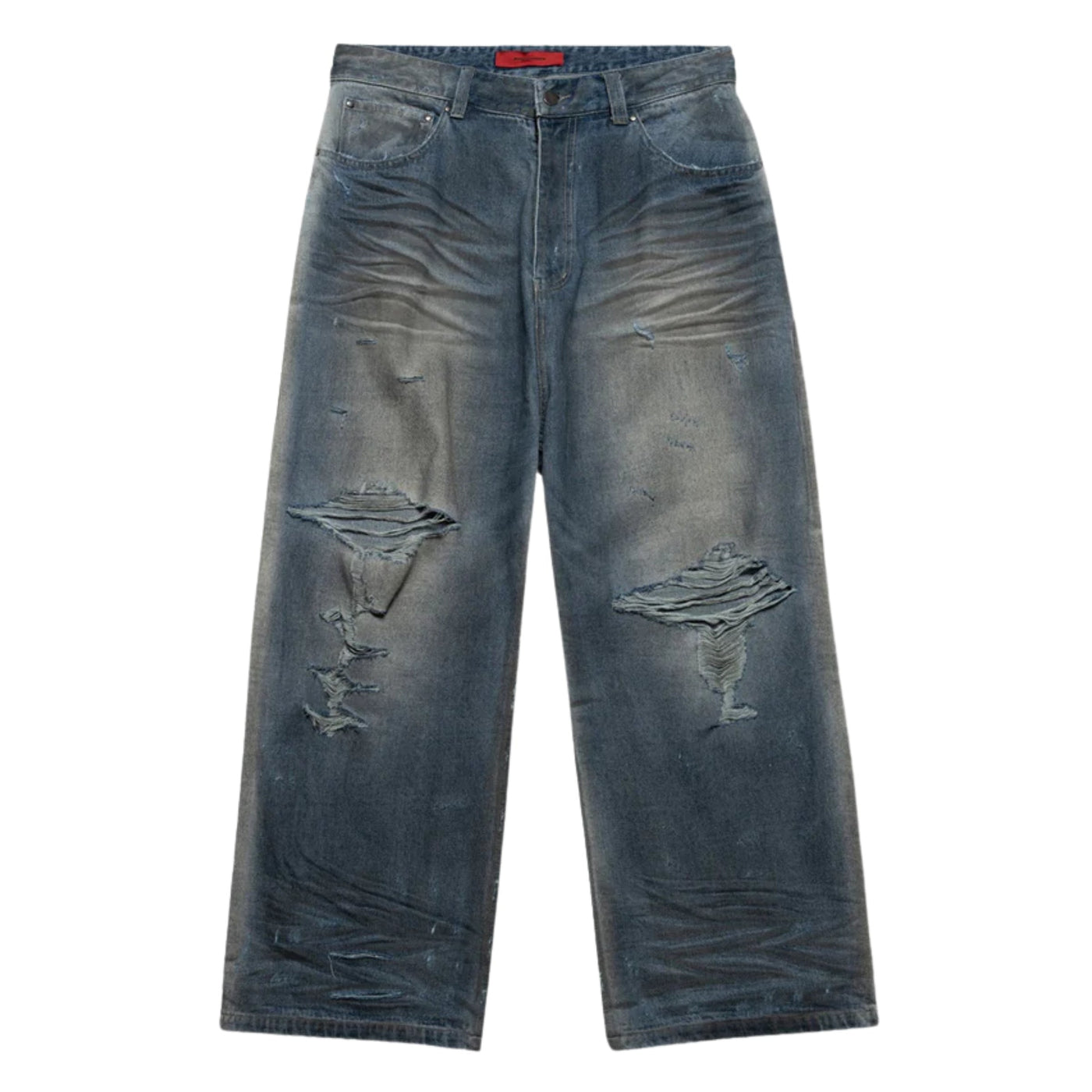 Acupuncture Jeans Ripped Blue