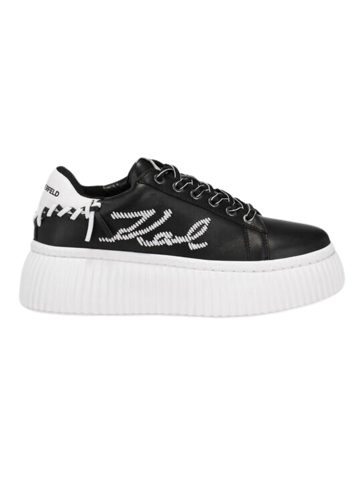 Karl Lagerfeld Sneaker Ladies Kreeper Whipstitch Black