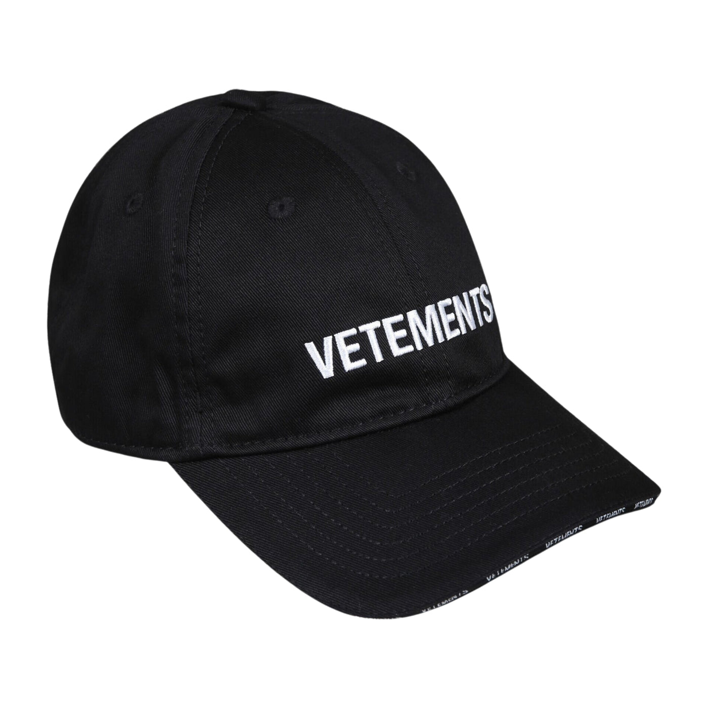 Vetements Cap Logo Black