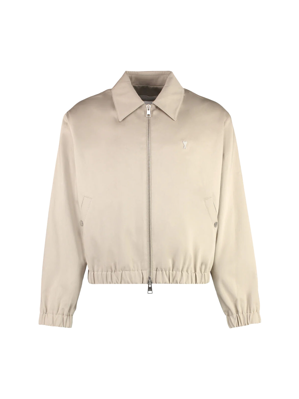 Ami Jacket Logo Light Beige