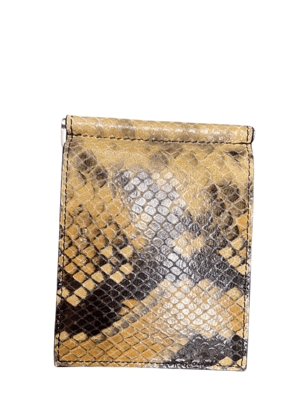 Bally Wallet Two Tone Print Tan-Brown