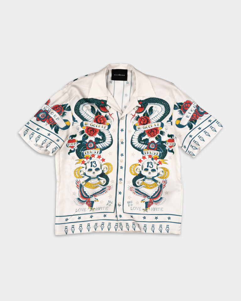 John Richmond Men’s Manin Shirt RMP25267CA White