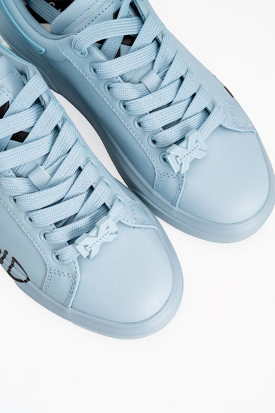 John Richmond X Ladies Sneakers | Leather Light Blue 27207 CP B