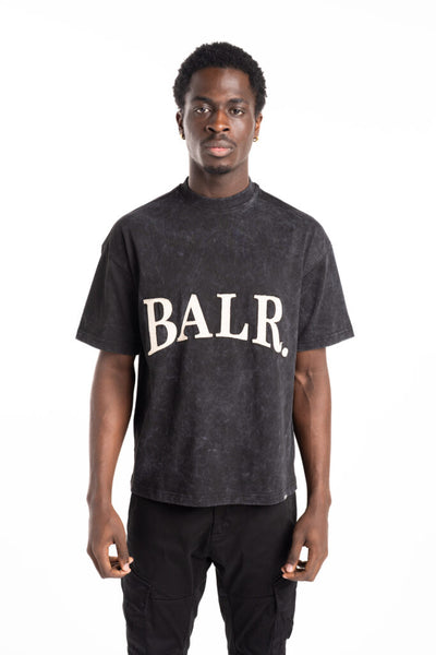 BALR Men’s Urban Washed Box T Shirt B1112.1284 Jet Black