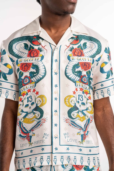 John Richmond Men’s Manin Shirt RMP25267CA White