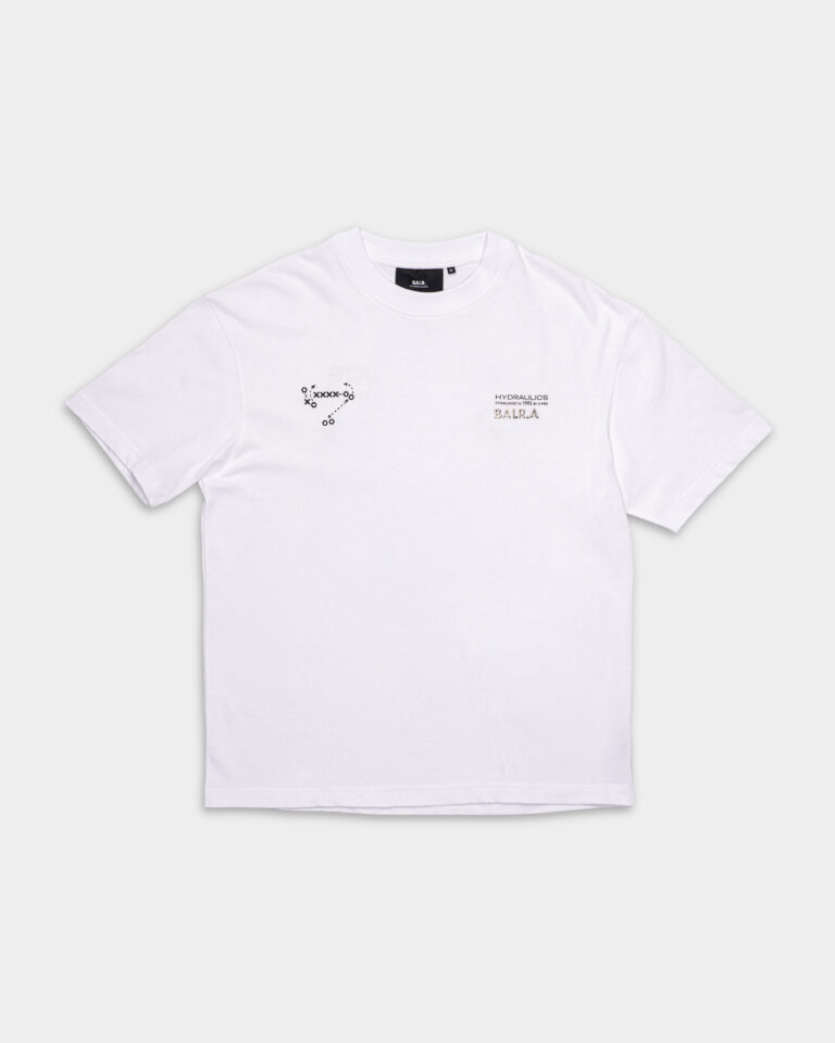 BALR Men’s BALR. x Hydraulics Box Fit T Shirt Tactics B1112.1327 Bright White