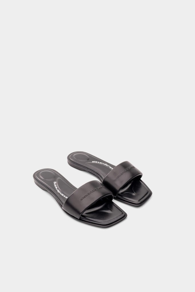Alexander Wang VY Flat Sandal Black 30125S006 001