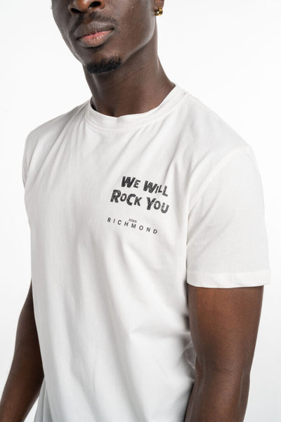 John Richmond Men’s Renens T-Shirt | HMP25023TSOF Off White