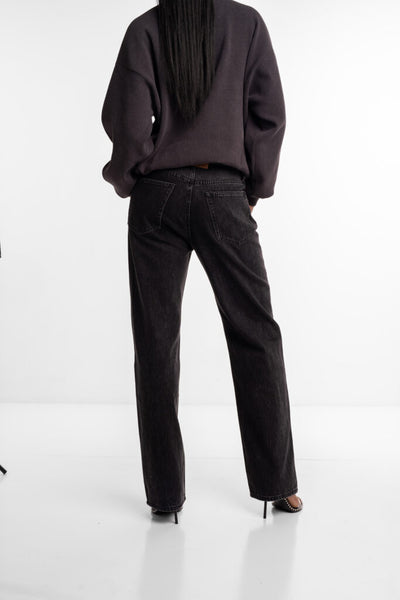 Alexander Wang EZ Slouch Logo Cut Out Embroidery Grey Aged 4DC1254691 015